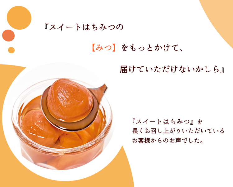 新登場♪たっぷりみつがけスイート