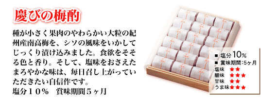 ちどり梅・黒糖の梅