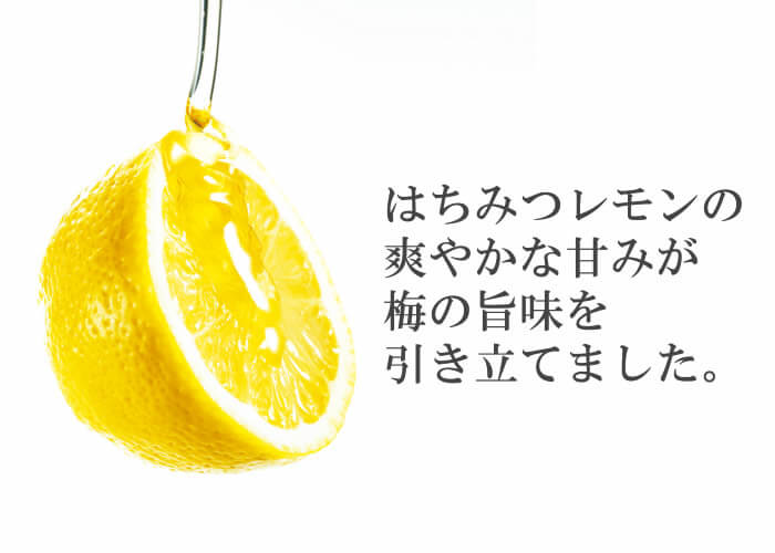 新登場♪はちみつレモン梅