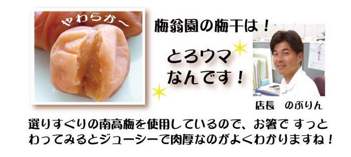 みつ つぶれ梅