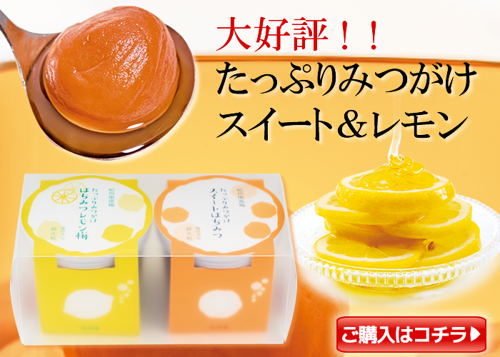 たっぷりみつがけスイート&レモン