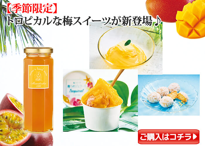 【夏限定】梅スイーツ