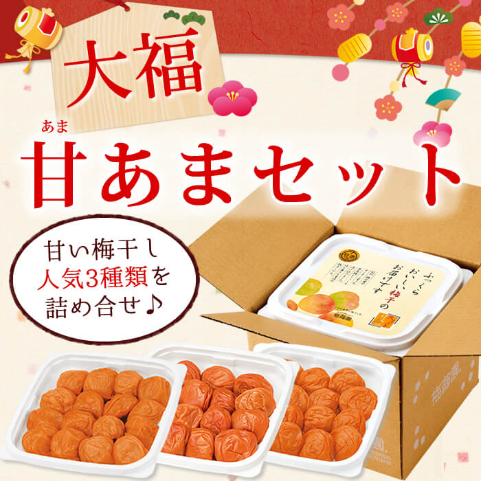 紀州南高梅 期間限定 大福 甘あまセット 梅干し 紀州 梅干 の通販は梅翁園 ばいおうえん 紀州南高梅 期間限定 大福 甘あまセット 梅干し 紀州 梅干 の通販は梅翁園 ばいおうえん