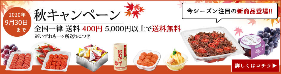秋キャンペーン