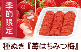 種ぬきいちご梅380g